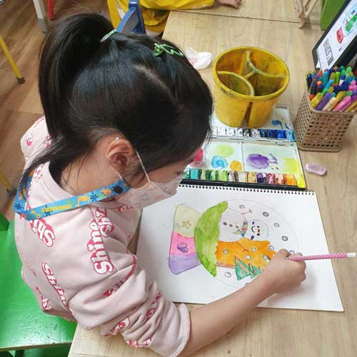 크레용 수업